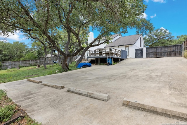 1654 Rob Roy, San Antonio, TX 78251 - garage with a gate and uncovered parking