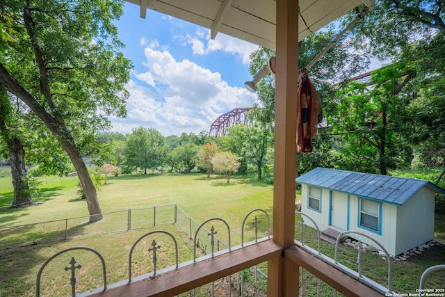 9071 Fm 725, Mcqueeney, TX 78123 - view of yard featuring an outbuilding
