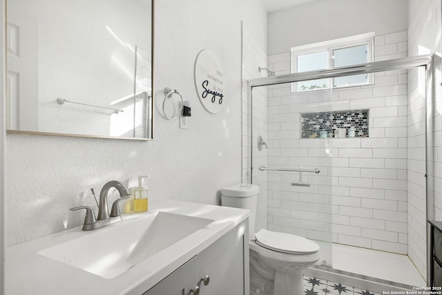 1162 Thunder Cloud, Spring Branch, TX 78070 - bathroom with a stall shower and vanity