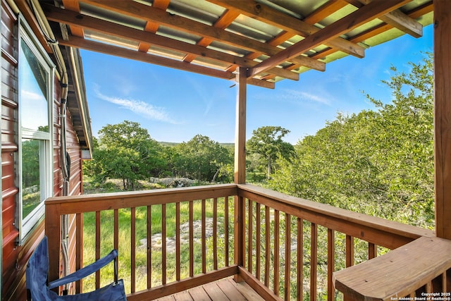 1162 Thunder Cloud, Spring Branch, TX 78070 - view of wooden terrace