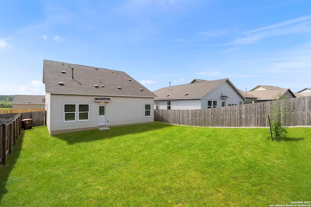 6041 Vestige Bnd, Bulverde, TX 78163 - back of property featuring a fenced backyard