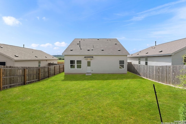 6041 Vestige Bnd, Bulverde, TX 78163 - rear view of property with a fenced backyard