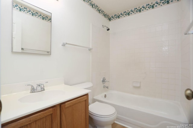 5510 Camry Spgs, San Antonio, TX 78251 - full bathroom featuring bathing tub / shower combination and vanity