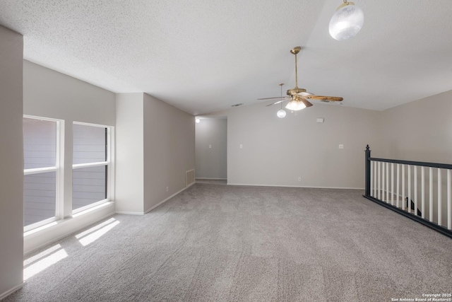 16738 Stoney Glade, San Antonio, TX 78247 - spare room with carpet, ceiling fan, and lofted ceiling