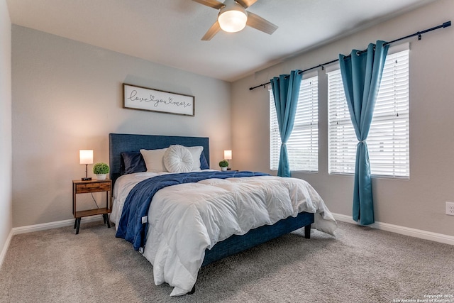 6838 Dashmoor Crk, San Antonio, TX 78244 - bedroom featuring carpet floors and a ceiling fan