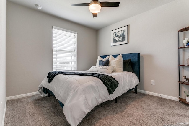 6838 Dashmoor Crk, San Antonio, TX 78244 - bedroom featuring carpet floors and a ceiling fan