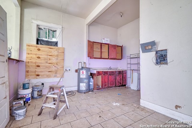 310 E Carson, San Antonio, TX 78208 - view of patio / terrace featuring electric water heater