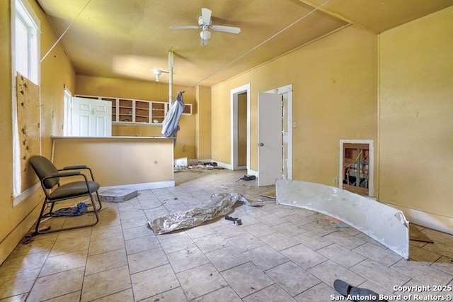 310 E Carson, San Antonio, TX 78208 - spare room featuring ceiling fan