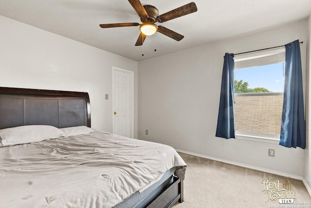 6027 Still Mdw, San Antonio, TX 78222 - bedroom with carpet and ceiling fan