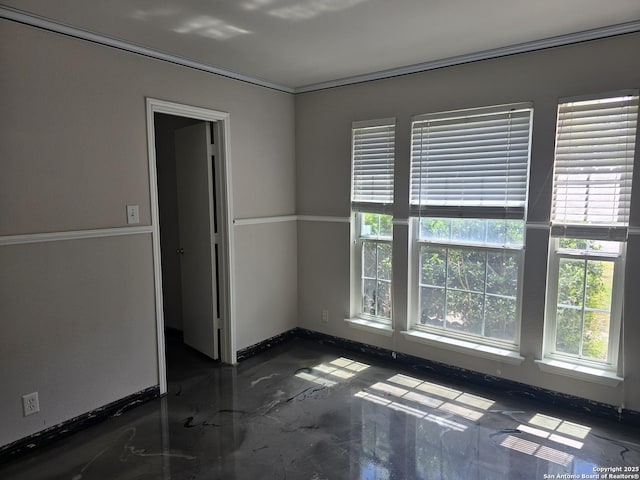 623 Coral Hbr, San Antonio, TX 78251 - empty room featuring baseboards and ornamental molding