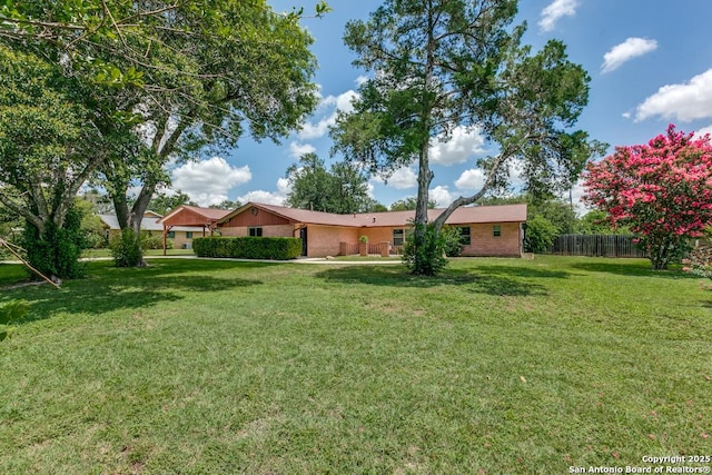 10615 Bar X Trl, San Antonio, TX 78023 - view of yard