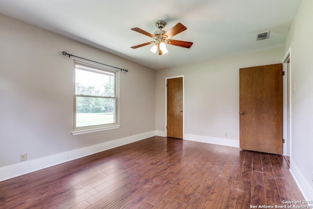 10615 Bar X Trl, San Antonio, TX 78023 - unfurnished bedroom featuring wood finished floors and ceiling fan
