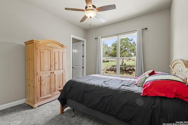 1117 Provence Pl, New Braunfels, TX 78132 - bedroom featuring carpet floors and ceiling fan