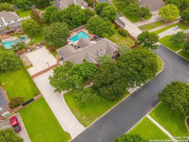 26304 Tiffnilee, San Antonio, TX 78255 - bird's eye view of a pool area