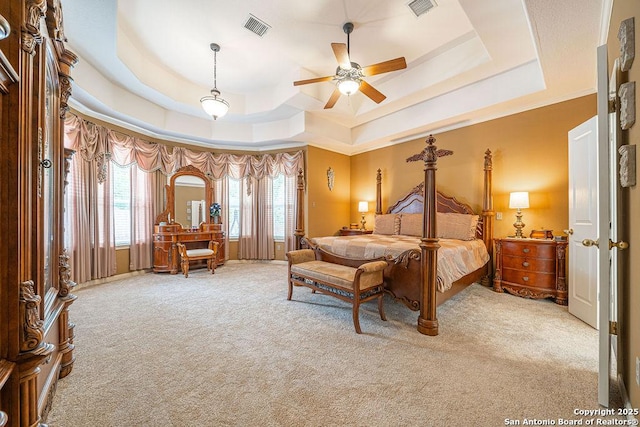 26304 Tiffnilee, San Antonio, TX 78255 - carpeted bedroom with a raised ceiling