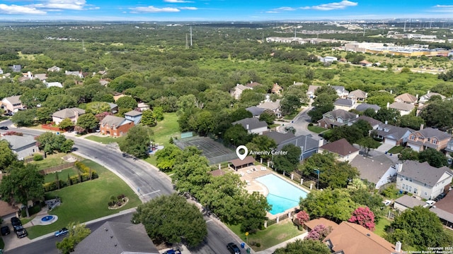 4242 Shady Tree Ln, San Antonio, TX 78247 - aerial view of a pool area
