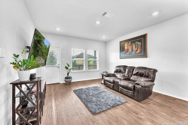 14016 Breccia Loop, San Antonio, TX 78253 - living area with wood finished floors and recessed lighting