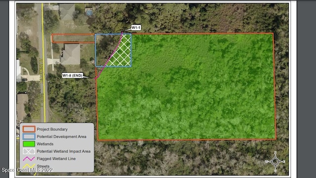 525 Hillcrest Ave, Titusville FL, 32796 land for sale