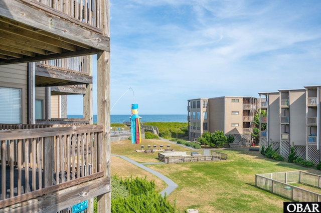 117 Sea Colony Dr Unit 211B, Duck, NC 27949 - surrounding community featuring a lawn and a water view