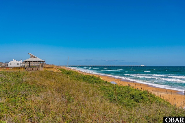 117 Sea Colony Dr Unit 211B, Duck, NC 27949 - water view with a gazebo and a view of the beach