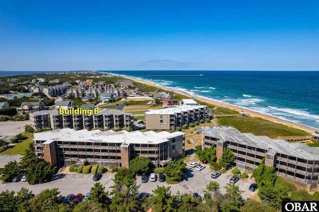 117 Sea Colony Dr Unit 211B, Duck, NC 27949 - aerial view featuring a view of the beach and a water view