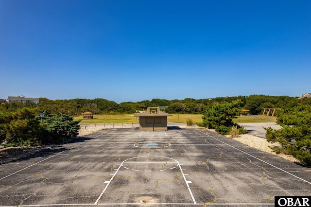 117 Sea Colony Dr Unit 211B, Duck, NC 27949 - view of sport court with a shed