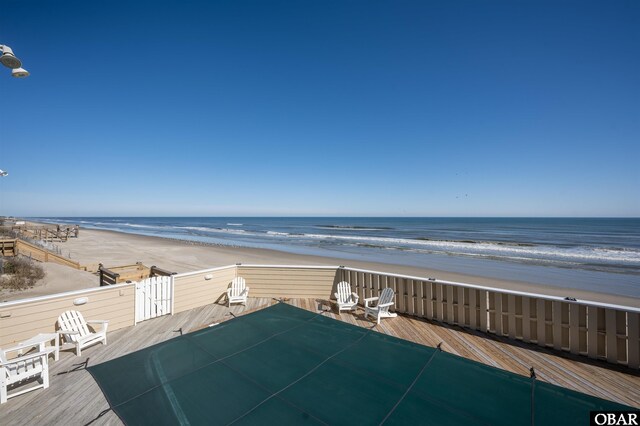 water view with a beach view