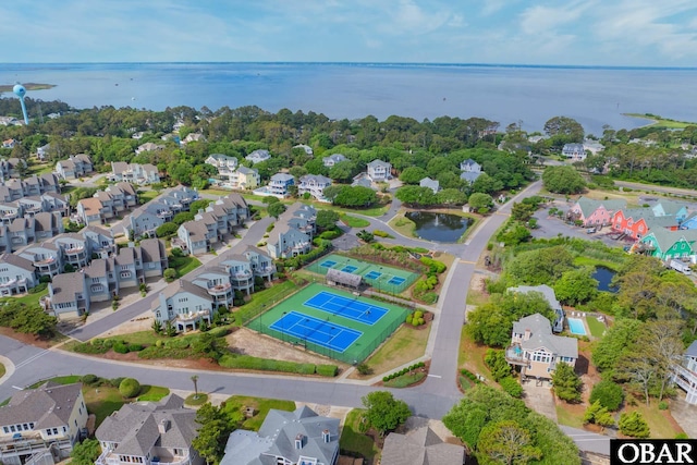 1129 Morris Dr Lot 735, Corolla, NC 27927 - aerial perspective of suburban area featuring a large body of water
