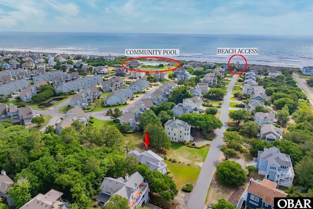 1129 Morris Dr Lot 735, Corolla, NC 27927 - aerial view of residential area with a large body of water