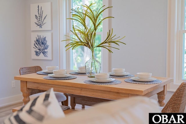 224 W Lost Colony Dr Lot 13, Nags Head, NC 27959 - dining space with baseboards