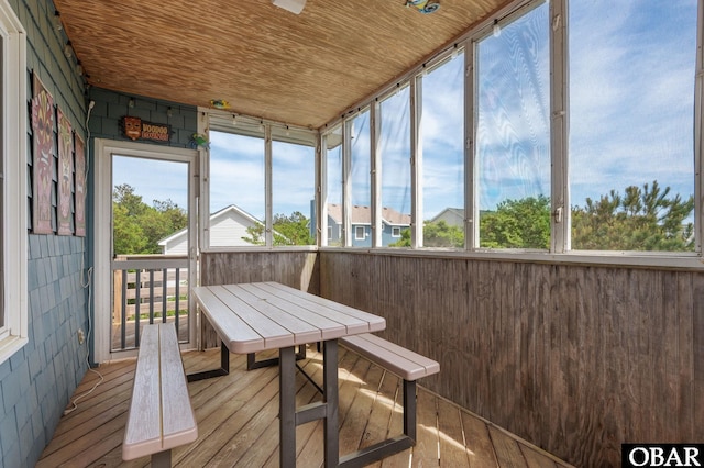 740 E Willet Ct Lot 54, Corolla, NC 27927 - sunroom / solarium featuring outdoor dining space