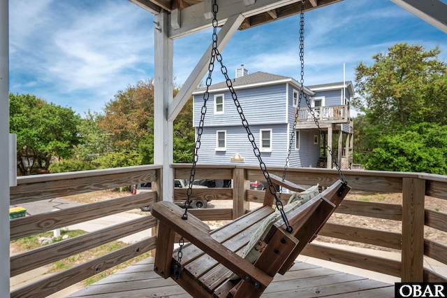 740 E Willet Ct Lot 54, Corolla, NC 27927 - view of wooden terrace