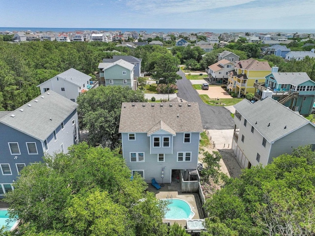 birds eye view of property featuring a residential view