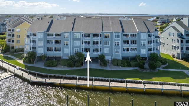 813 Pirates Way Unit 813, Manteo, NC 27954 - view of apartment building / complex with a water view