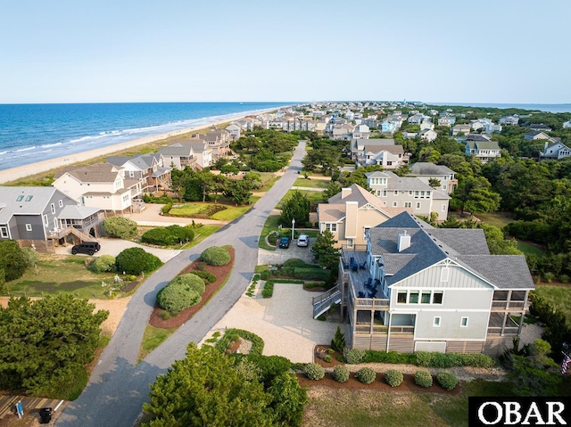 123 Skimmer Way Lot 48, Duck, NC 27949 - aerial perspective of suburban area with extended coastline