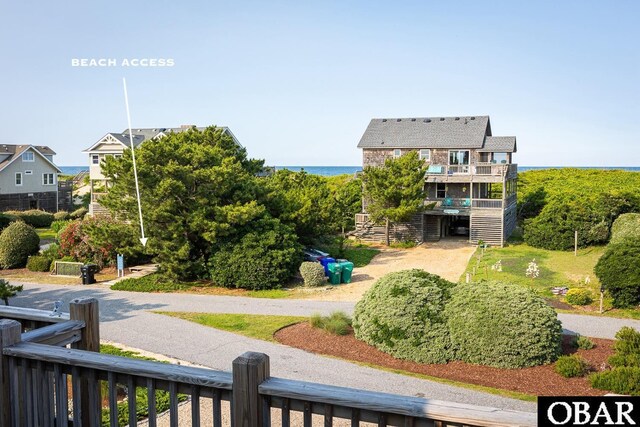123 Skimmer Way Lot 48, Duck, NC 27949 - view of yard featuring stairs and a water view