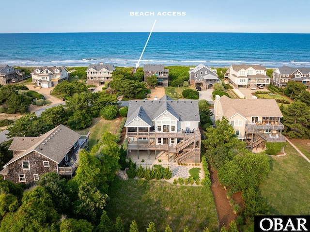 123 Skimmer Way Lot 48, Duck, NC 27949 - aerial perspective of suburban area with a large body of water