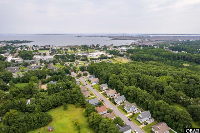 715 Arvilla Ln Lot 4, Manteo, NC 27954 - aerial overview of property's location featuring a nearby body of water and nearby suburban area