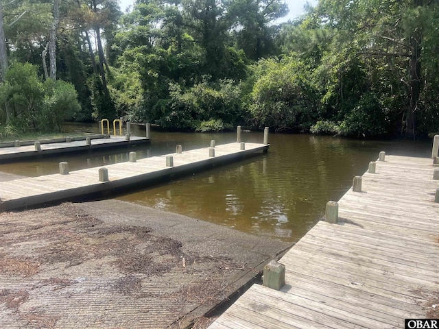 715 Arvilla Ln Lot 4, Manteo, NC 27954 - dock featuring a water view