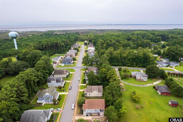 715 Arvilla Ln Lot 4, Manteo, NC 27954 - aerial view of residential area with a forest