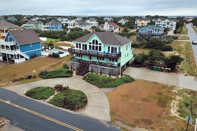 aerial view featuring a residential view