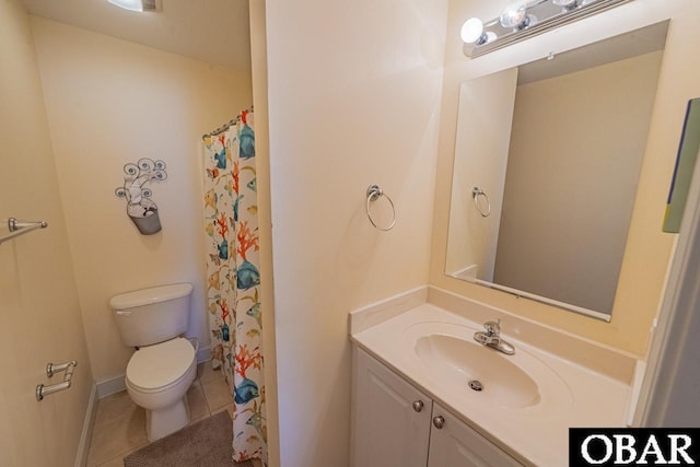 108 E Fresh Pond Dr Lot 24, Kill Devil Hills, NC 27948 - full bath with tile patterned flooring, vanity, and a shower with curtain