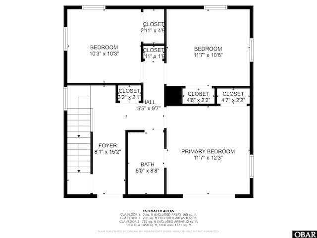 632 Grebe Ct Lot 9, Corolla, NC 27927 - view of floor plan / room layout