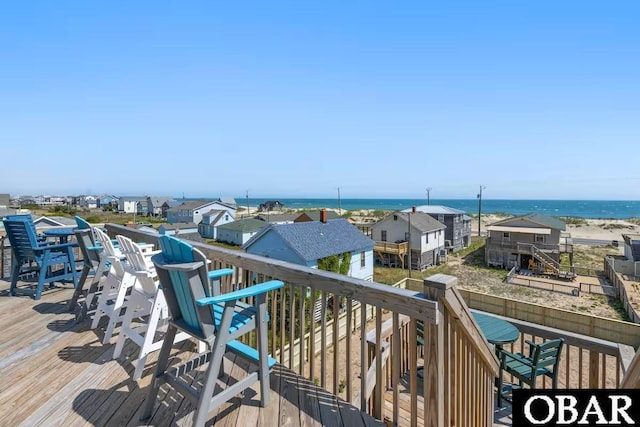 4023 Lindbergh Ave Lot # 65, Kitty Hawk, NC 27949 - wooden deck featuring a water view