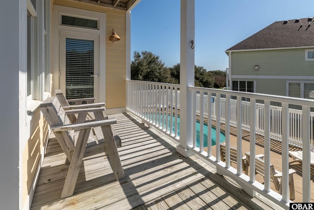 715 Ridge Point Dr Lot 20, Corolla, NC 27927 - balcony featuring view of pool