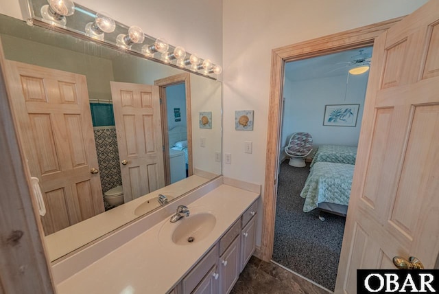 22183 Sea Gull St Lot 13, Rodanthe, NC 27968 - bathroom with ensuite bathroom, vanity, and toilet