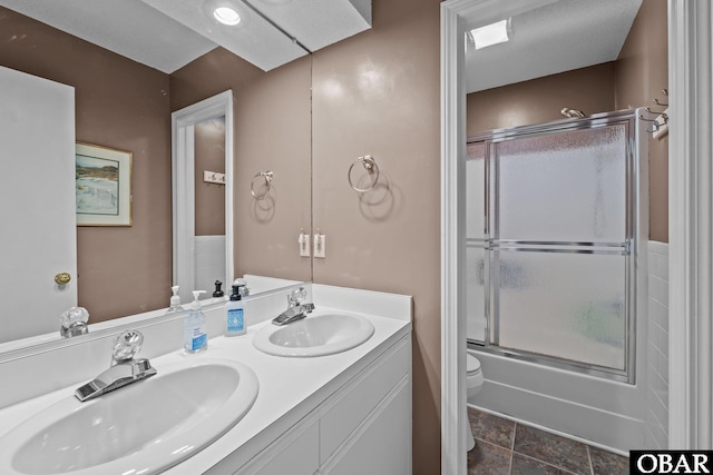 95 Old Passage Ln Lot 440, Southern Shores, NC 27949 - full bathroom with bath / shower combo with glass door and double vanity
