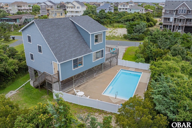 26224 Cutlass Ln Lot 27, Salvo, NC 27972 - bird's eye view of a pool area