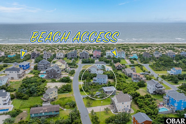 26224 Cutlass Ln Lot 27, Salvo, NC 27972 - aerial view of residential area with extended coastline