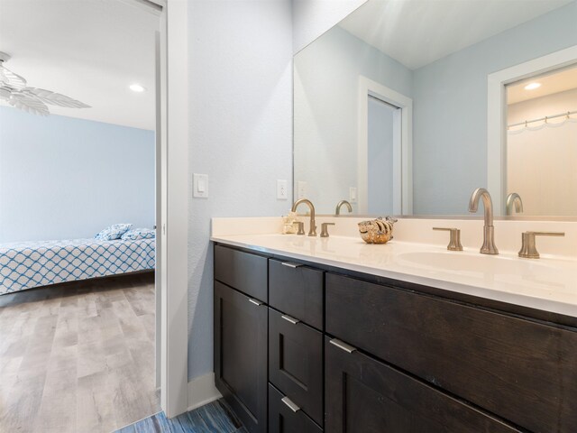 1556 Sandpiper Rd Lot # 33, Corolla, NC 27927 - full bath with double vanity, a sink, baseboards, and ensuite bath
